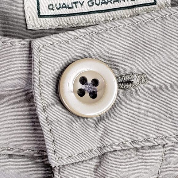 LL Bean Pants Cargo Mens L Gorpcore Khaki Nylon Stretch Hiking Camping 36X28 - Picture 8 of 10